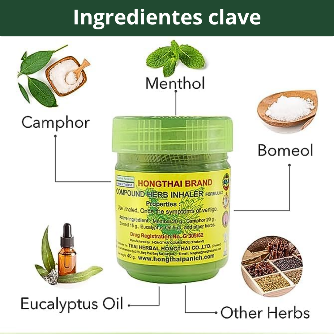 Hong Thai: Inhalador de Hierbas Tailandesas