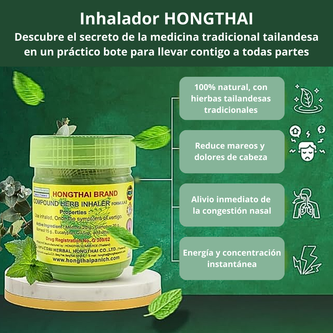 Hong Thai: Inhalador de Hierbas Tailandesas